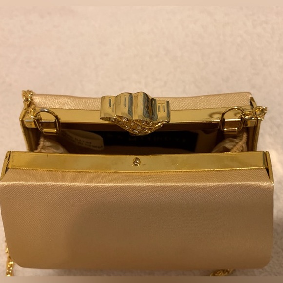 Gold Satin Clutch - Picture 15 of 16